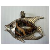 EXTREME ELLEN COLE PURE SILVER ART BROACH!!!