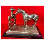 STUNNING SIGNED WESTERN BRONZE!!