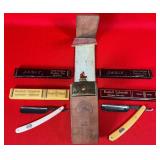 ANTIQUE STRAIGHT RAZORS PLUS!!