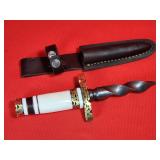 DAMASCUS STEEL SPIKE KNIFE!!