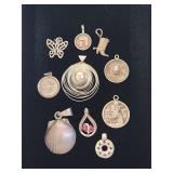 ESTATE STERLING SILVER PENDANTS!!