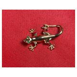 SOLID 14KT GOLD LIZZARD!!