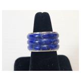 JAY KING CUSILICA INLAY & LAPIS RING!!