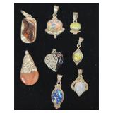 ESTATE STERLING PENDANT LOT!!