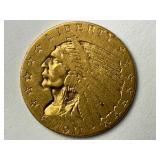 1911 GOLD QUARTER EAGLE!!!