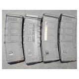 LOADED AR/15 30 ROUND MAGAZINES!! 4X BID.