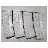 LOADED AR/15 30 ROUND MAGAZINES!! 4 X BID.