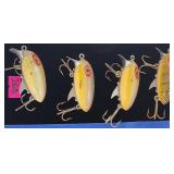 ANTIQUE CA CLARK WATER SCOUT LURES 4X BID.