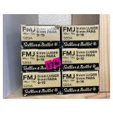 SELLIER & BELLOT 9MM AMMO!! 6X BID