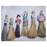 ANTIQUE HALF DOLL BRUSHES!! 6X BID