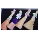 RARE ANTIQUE HALF DOLL BRUSHES!! 4X BID.
