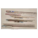 RARE EXCEPTIONAL ANTIQUE FISHING RODS! 5X BID