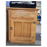 OAK LAMP TABLE/CABINET!!