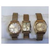 VINTAGE COLLECTOR WATCHES!! 3 X BID.