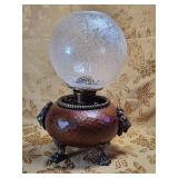 ELABORATE ANTIQUE OIL LANTERN!