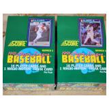 1991 MAJOR LEAGUE SEALED BOXES!! 2 X BID.