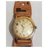 MID CENTURY BENRUS 3 STAR SELF WINDING WATCH!