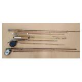 EXCEPTIONAL ANTIQUE & VINTAGE FISHING POLES! 5XBID
