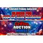CLOSED July 3rd "Friday Night Experience" at the Grifton Auction House