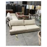 Beige incomplete sectional