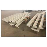 1 LOT, 16 Assorted Support Beams for 6 Inch Roof