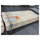(X 136) 136 LF 8-FT Pine Tongue & Grooved Board