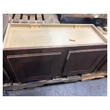 30"W x 15 H x 12  D Wall Kitchen Cabinet Dark Espr