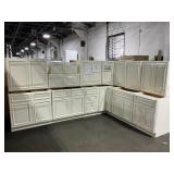 $13900 14 Pc. Nantucket Linen Kitchen Cabinet Set