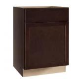 $206 Shaker 24"W x 24"D x 34.5"H Java Cabinet