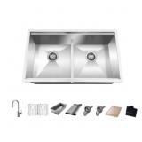 $348 Zero Radius 33 in. Workstation Kitchen Sink