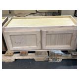 Natural oak small wall cabinet