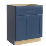 $475 Newport 24 in. Base Bath Cabinet, Blue