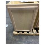 Natural finish large single cabinet