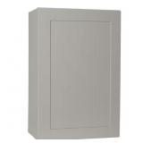 $186 Shaker 24x12x42 Wall Cabinet in Dove Gray