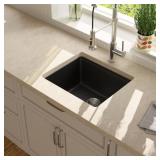 $212 21" Undermount Bar Sink Matte Black