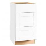$329 Shaker 18x24x34.5 in. White Drawer Base