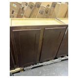 $200 Dark Brown Shaker 30" Kitchen Upper Cabinet