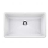 $584 PRECIS Granite 32 in. Single Bowl Sink, White