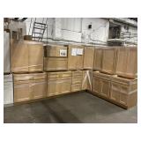 $16500 14 Pc. Sonoma Sand Kitchen Cabinet Set
