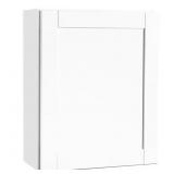 $189 Shaker 24x12x30 Wall Cabinet Satin White