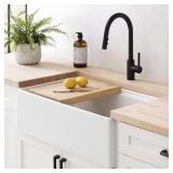 $549 Bradstreet II 33 in. Fireclay Kitchen Sink