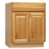 $276 Hampton Base Kitchen Cabinet Natural Hickory