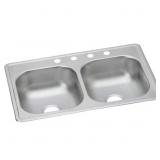 $225 Dayton Drop-In Stainless Steel 33 in. Sink