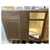 Saddle oak cabinet