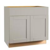 $269 Shaker 36"x24"x34.5" Kitchen Cabinet, Gray