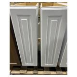 1 lot: 2 white wall cabinets