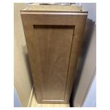 Saddle oak wall cabinet