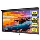 $105 80 in. Manual Pull-Down Projector Screen