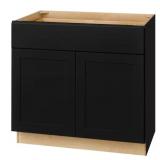 $309 Avondale 36x24x34.5 Plywood Cabinet Black