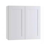 $347 Newport 24x12x30 Wall Cabinet, Pacific White